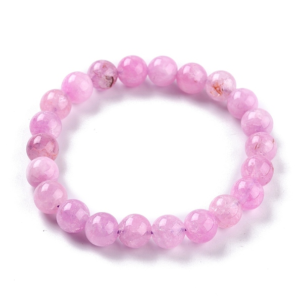 PandaHall Dyed Natural Jade Beads Stretch Bracelets, Round, Pearl Pink, Inner Diameter: 2-1/4 inch(5.7cm), Bead: 8~8.5mm Jade
PandaHall Dyed Natural Jade Beads Stretch Bracelets, Round, Pearl Pink, Inner Diameter: 2-1/4 inch(5.7cm), Bead: 8~8.5mm Jade