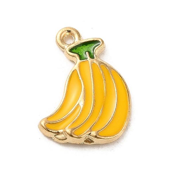 PandaHall Alloy Enamel Pendants, Light Gold, Fruit, Banana, 15x11x2mm, Hole: 1mm Alloy+Enamel Banana
PandaHall Alloy Enamel Pendants, Light Gold, Fruit, Banana, 15x11x2mm, Hole: 1mm Alloy+Enamel Banana