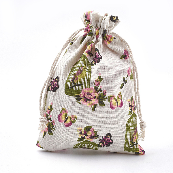 PandaHall Polycotton(Polyester Cotton) Packing Pouches Drawstring Bags, with Printed Flower, Colorful, 18x13cm Polycotton
PandaHall Polycotton(Polyester Cotton) Packing Pouches Drawstring Bags, with Printed Flower, Colorful, 18x13cm Polycotton
