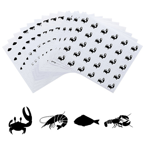 PandaHall OLYCRAFT 1200pcs 4 Styles Black Meal Stickers 1 Inch Food Choice Sticker Crab/Crayfish/Shrimp/Fish Wedding Meal Indicator Stickers...
PandaHall OLYCRAFT 1200pcs 4 Styles Black Meal Stickers 1 Inch Food Choice Sticker Crab/Crayfish/Shrimp/Fish Wedding Meal Indicator Stickers...