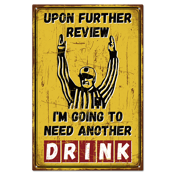 PandaHall Vintage Metal Tin Sign, Iron Wall Decor for Bars, Restaurants, Cafe Pubs, Rectangle, Human, 300x200x0.5mm Iron Human
PandaHall Vintage Metal Tin Sign, Iron Wall Decor for Bars, Restaurants, Cafe Pubs, Rectangle, Human, 300x200x0.5mm Iron Human