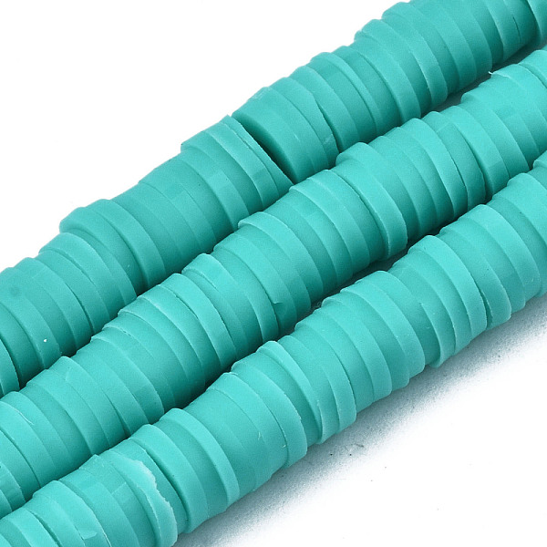 PandaHall Handmade Polymer Clay Beads Strands, for DIY Jewelry Crafts Supplies, Heishi Beads, Disc/Flat Round, Turquoise, 6x0.5~1mm, Hole..., Green
PandaHall Handmade Polymer Clay Beads Strands, for DIY Jewelry Crafts Supplies, Heishi Beads, Disc/Flat Round, Turquoise, 6x0.5~1mm, Hole..., Green