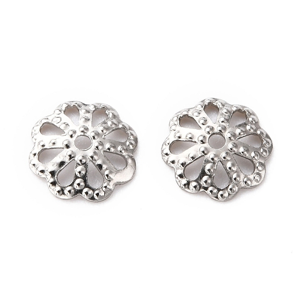 PandaHall 304 Stainless Steel Fancy Bead Caps, Multi-Petal Flower, Stainless Steel Color, 7.5x1.2mm, Hole: 1mm 304 Stainless Steel
PandaHall 304 Stainless Steel Fancy Bead Caps, Multi-Petal Flower, Stainless Steel Color, 7.5x1.2mm, Hole: 1mm 304 Stainless Steel