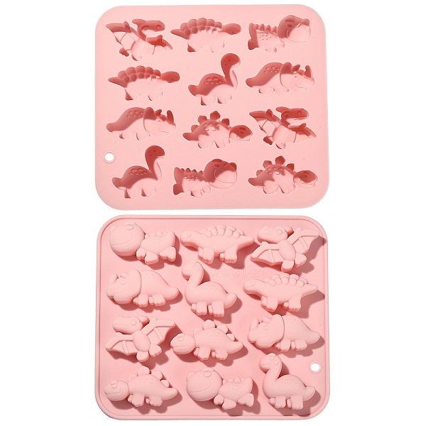 PandaHall Cartoon Dinosaur Food Grade Silicone Molds, Fondant Molds, for DIY Cake Decoration, Chocolate, Candy, UV Resin & Epoxy Resin..., Pink
PandaHall Cartoon Dinosaur Food Grade Silicone Molds, Fondant Molds, for DIY Cake Decoration, Chocolate, Candy, UV Resin & Epoxy Resin..., Pink