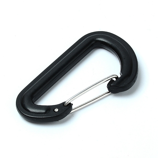PandaHall Rock Climbing Carabiners, Key Clasps, PP Plastic with Steel Wire Outdoor Spring Buckle, D Shape, Black, 36x56x10mm, Inner Size...
PandaHall Rock Climbing Carabiners, Key Clasps, PP Plastic with Steel Wire Outdoor Spring Buckle, D Shape, Black, 36x56x10mm, Inner Size...