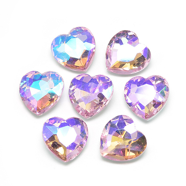 PandaHall Pointed Back Glass Rhinestone Cabochons, Faceted, Back Plated, AB Color Plated, Heart, Pearl Pink, 12.2x11.8x5mm Glass Rhinestone...
PandaHall Pointed Back Glass Rhinestone Cabochons, Faceted, Back Plated, AB Color Plated, Heart, Pearl Pink, 12.2x11.8x5mm Glass Rhinestone...