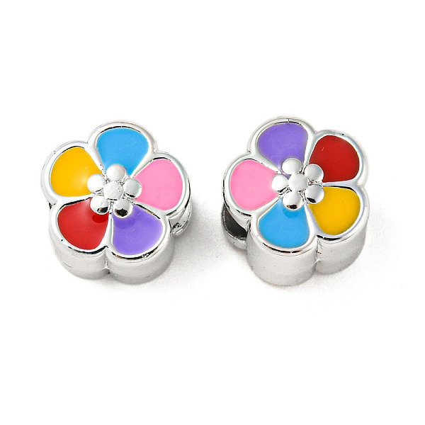 PandaHall CCB Plastic Large Hole Beads, with Enamel, Flower, 10.5x10x8mm, Hole: 5mm Acrylic Flower
PandaHall CCB Plastic Large Hole Beads, with Enamel, Flower, 10.5x10x8mm, Hole: 5mm Acrylic Flower
