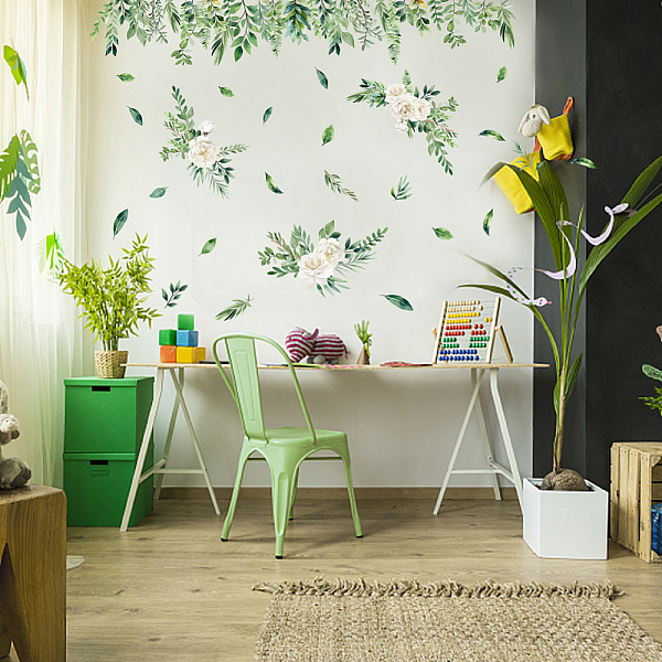 PandaHall SUPERDANT Green Plant Leaves Wall Stickers White Rose Flower Hanging Vine Wall Stickers Green Plants Floral DIY Art Wall Vinyl...
PandaHall SUPERDANT Green Plant Leaves Wall Stickers White Rose Flower Hanging Vine Wall Stickers Green Plants Floral DIY Art Wall Vinyl...