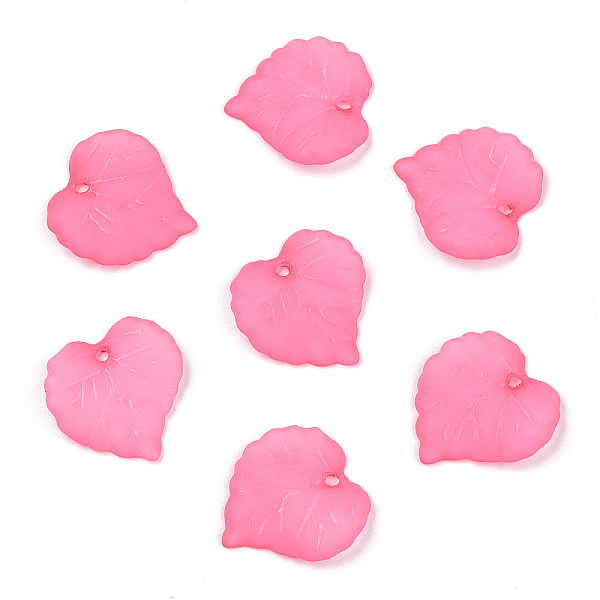 PandaHall Transparent Frosted Acrylic Leaf Charms, Hot Pink, 16x15x2.5mm, Hole: 1.4mm Acrylic Leaf
PandaHall Transparent Frosted Acrylic Leaf Charms, Hot Pink, 16x15x2.5mm, Hole: 1.4mm Acrylic Leaf