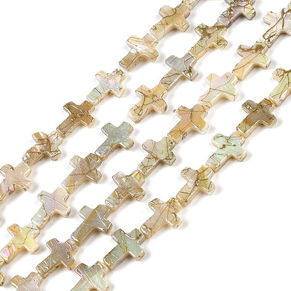 PandaHall Drawbench Style Natural Freshwater Shell Beads Strands, AB Color, Cross, Tan, 14.5x12x3mm, Hole: 0.5mm, about 12pcs/strand, 7.48..., Orange
PandaHall Drawbench Style Natural Freshwater Shell Beads Strands, AB Color, Cross, Tan, 14.5x12x3mm, Hole: 0.5mm, about 12pcs/strand, 7.48..., Orange