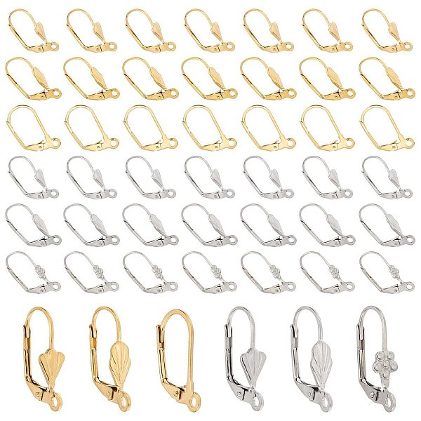 PandaHall 48pcs 6 Styles Leverback French Earring Hooks with Open Loop Stainless Steel Color and Gold Lever Back Hoop Earring Dangle Ear...
PandaHall 48pcs 6 Styles Leverback French Earring Hooks with Open Loop Stainless Steel Color and Gold Lever Back Hoop Earring Dangle Ear...