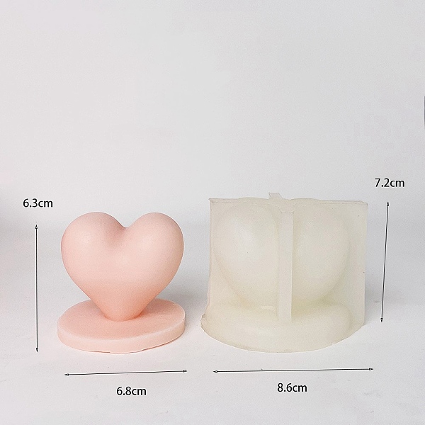 PandaHall DIY Food Grade Silicone Candle Molds, Resin Casting Molds, For UV Resin, Epoxy Resin Jewelry Making, Heart, White, 8.6x7.2cm...
PandaHall DIY Food Grade Silicone Candle Molds, Resin Casting Molds, For UV Resin, Epoxy Resin Jewelry Making, Heart, White, 8.6x7.2cm...