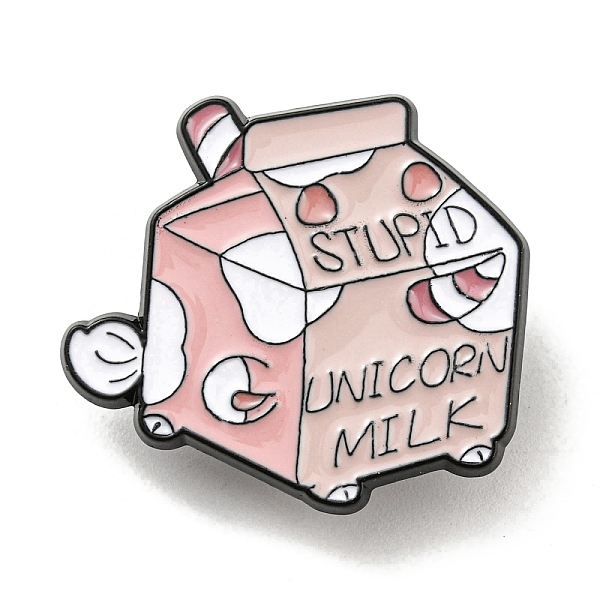 PandaHall Pink Series Food Theme Enamel Pins, Black Alloy Brooches for Women, Word Stupid Unicorn Milk, Box, 26.5x30x1.5mm Alloy+Enamel Box..., Purple
PandaHall Pink Series Food Theme Enamel Pins, Black Alloy Brooches for Women, Word Stupid Unicorn Milk, Box, 26.5x30x1.5mm Alloy+Enamel Box..., Purple