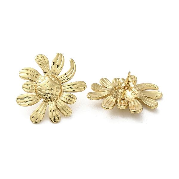 PandaHall Ion Plating(IP) 304 Stainless Steel Stud Earrings, Flower, Real 18K Gold Plated, 27.5x23.5mm 304 Stainless Steel Flower
PandaHall Ion Plating(IP) 304 Stainless Steel Stud Earrings, Flower, Real 18K Gold Plated, 27.5x23.5mm 304 Stainless Steel Flower