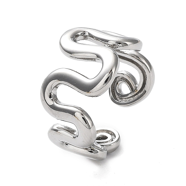 PandaHall Rack Plating Brass Twist Wave Open Cuff Rings for Women, Lead Free & Cadmium Free, Long-Lasting Plated, Platinum, Inner Diameter...
PandaHall Rack Plating Brass Twist Wave Open Cuff Rings for Women, Lead Free & Cadmium Free, Long-Lasting Plated, Platinum, Inner Diameter...