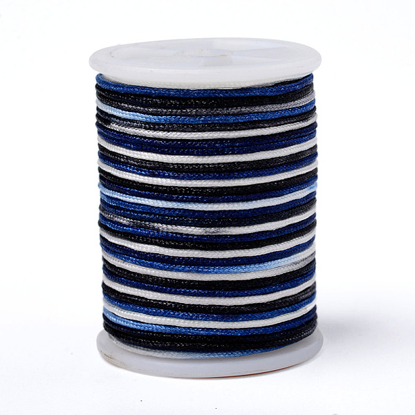 PandaHall Segment Dyed Polyester Thread, Braided Cord, Colorful, 1mm, about 7.65 yards(7m)/roll Polyester
PandaHall Segment Dyed Polyester Thread, Braided Cord, Colorful, 1mm, about 7.65 yards(7m)/roll Polyester