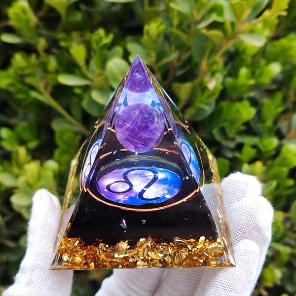 PandaHall Orgonite Pyramid Resin Energy Generators, Reiki Natural Amethyst & Natural Obsidian Chips Inside for Home Office Desk Decoration...
PandaHall Orgonite Pyramid Resin Energy Generators, Reiki Natural Amethyst & Natural Obsidian Chips Inside for Home Office Desk Decoration...