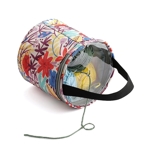PandaHall Oxford Cloth Waterproof Crochet Bags, Portable Yarn Storage Organizer Bag, Crocheting & Knitting Supplies, Colorful, 14x13.5cm...
PandaHall Oxford Cloth Waterproof Crochet Bags, Portable Yarn Storage Organizer Bag, Crocheting & Knitting Supplies, Colorful, 14x13.5cm...
