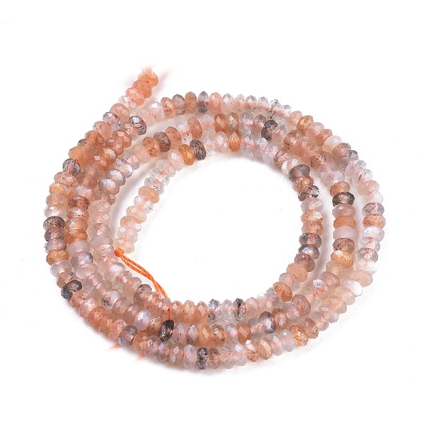 PandaHall Natural Multi-Moonstone Beads Strands, Rondelle, Faceted, 3.5x2.5mm, Hole: 0.7mm, about 156~157pcs/strand, 15.31 inch~15.43 inch...
PandaHall Natural Multi-Moonstone Beads Strands, Rondelle, Faceted, 3.5x2.5mm, Hole: 0.7mm, about 156~157pcs/strand, 15.31 inch~15.43 inch...