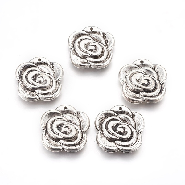 PandaHall CCB Plastic Pendants, Flower, Antique Silver, 35x34x8mm, Hole: 2mm Plastic Flower
PandaHall CCB Plastic Pendants, Flower, Antique Silver, 35x34x8mm, Hole: 2mm Plastic Flower
