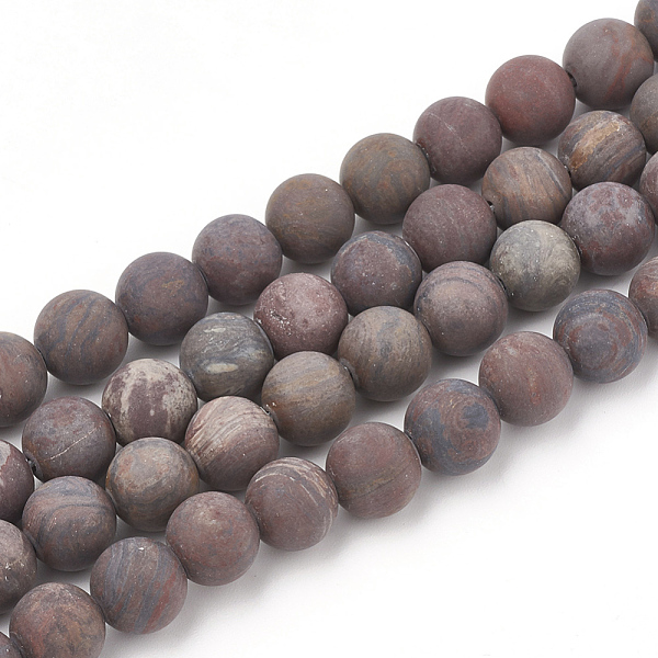 PandaHall Natural Ocean Jasper Beads Strands, Frosted, Round, 4mm, Hole: 1mm, about 96pcs/strand, 15.5 inch Ocean Jasper Round
PandaHall Natural Ocean Jasper Beads Strands, Frosted, Round, 4mm, Hole: 1mm, about 96pcs/strand, 15.5 inch Ocean Jasper Round
