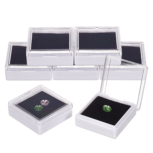 PandaHall BENECREAT 10Pcs White Gemstone Display Box Jewelry Box Container with Clear Top Lids and Black Sponge for Gemstone, Jewelry, Coins...
PandaHall BENECREAT 10Pcs White Gemstone Display Box Jewelry Box Container with Clear Top Lids and Black Sponge for Gemstone, Jewelry, Coins...