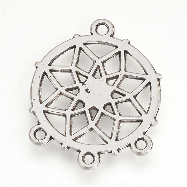 PandaHall Tibetan Style Alloy Cabochon Connector Settings, Chandelier Components Links, Flat Round, Cadmium Free & Lead Free, For Woven...
PandaHall Tibetan Style Alloy Cabochon Connector Settings, Chandelier Components Links, Flat Round, Cadmium Free & Lead Free, For Woven...