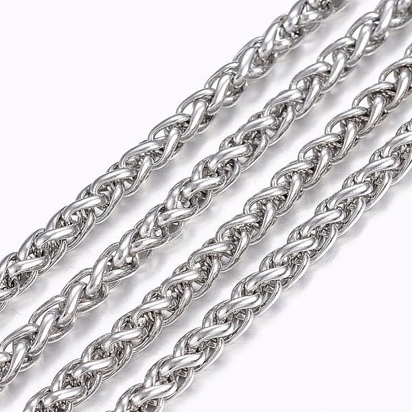 PandaHall 304 Stainless Steel Wheat Chains, Foxtail Chain, Unwelded, Stainless Steel Color, 5x3x0.8mm 304 Stainless Steel
PandaHall 304 Stainless Steel Wheat Chains, Foxtail Chain, Unwelded, Stainless Steel Color, 5x3x0.8mm 304 Stainless Steel