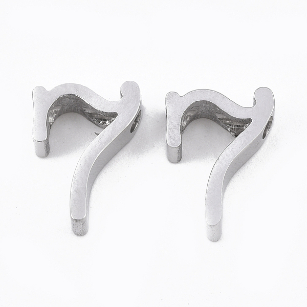 PandaHall 304 Stainless Steel Pendants, Number, Stainless Steel Color, Num.7, 13x9x3mm, Hole: 1.8mm 304 Stainless Steel Number
PandaHall 304 Stainless Steel Pendants, Number, Stainless Steel Color, Num.7, 13x9x3mm, Hole: 1.8mm 304 Stainless Steel Number
