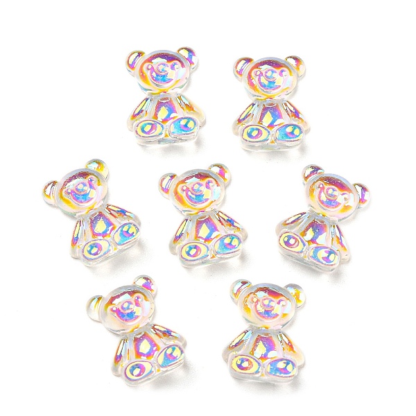 PandaHall Cartoon Transparent Resin Cabochons, Iridescent Bear, AB Color, Clear AB, 14x11x5.5mm Resin Bear White
PandaHall Cartoon Transparent Resin Cabochons, Iridescent Bear, AB Color, Clear AB, 14x11x5.5mm Resin Bear White