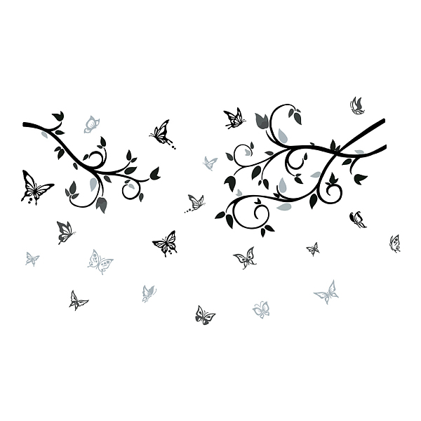 PandaHall PVC Wall Stickers, Wall Decoration, Butterfly Pattern, 390x1180mm PVC Butterfly
PandaHall PVC Wall Stickers, Wall Decoration, Butterfly Pattern, 390x1180mm PVC Butterfly