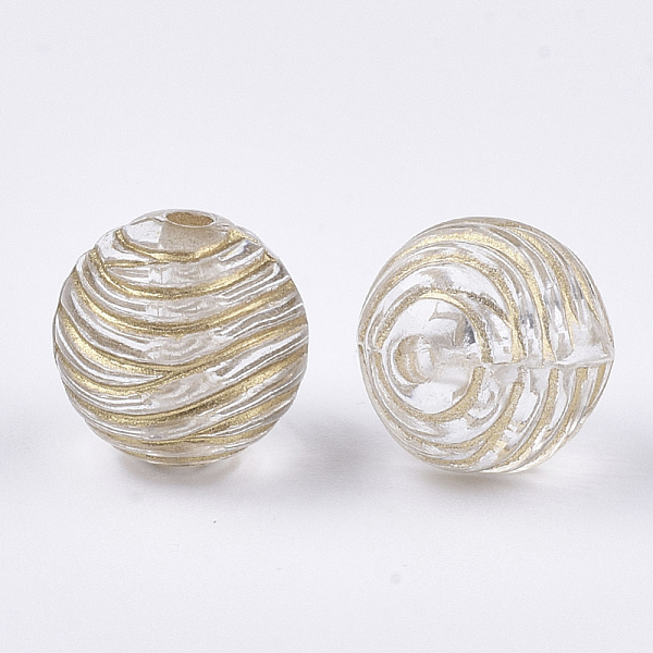 PandaHall Plating Transparent Acrylic Beads, Metal Enlaced, Round, Clear, 9.5x9~9.5mm, Hole: 1.6mm, about 1000pcs/500g Acrylic Round Clear
PandaHall Plating Transparent Acrylic Beads, Metal Enlaced, Round, Clear, 9.5x9~9.5mm, Hole: 1.6mm, about 1000pcs/500g Acrylic Round Clear