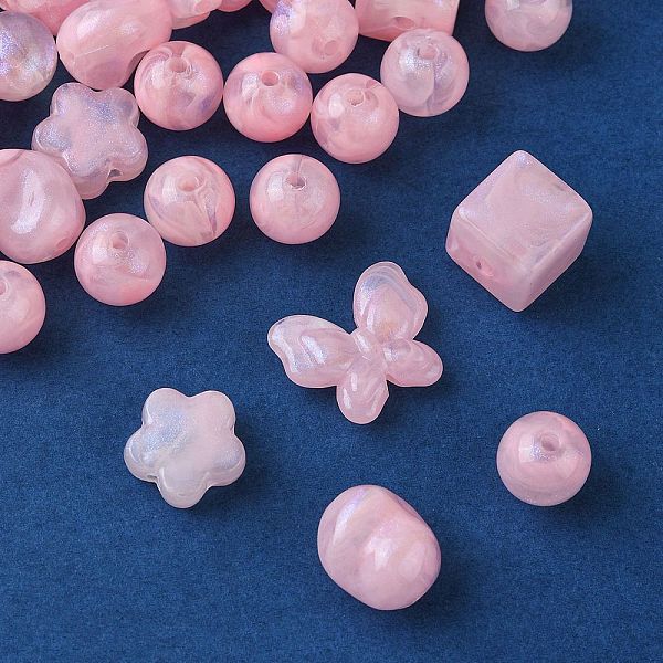 PandaHall Opaque Acrylic Beads, Glitter Beads, Mixed Shapes, Pearl Pink, 10.5~17x11~20x5.5~13.5mm, Hole: 1.6~3mm Acrylic Mixed Shapes
PandaHall Opaque Acrylic Beads, Glitter Beads, Mixed Shapes, Pearl Pink, 10.5~17x11~20x5.5~13.5mm, Hole: 1.6~3mm Acrylic Mixed Shapes