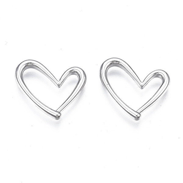 PandaHall Rack Plating Alloy Linking Rings, Cadmium Free & Nickel Free & Lead Free, Heart, Platinum, 14x16.5x2mm, Inner Diameter: 6x13mm...
PandaHall Rack Plating Alloy Linking Rings, Cadmium Free & Nickel Free & Lead Free, Heart, Platinum, 14x16.5x2mm, Inner Diameter: 6x13mm...