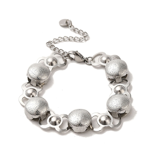 PandaHall 304 Stainless Steel Flat Round Link Chain Bracelet, Stainless Steel Color, 6-1/4 inch(15.8cm), Wide: 12mm 304 Stainless Steel Flat...
PandaHall 304 Stainless Steel Flat Round Link Chain Bracelet, Stainless Steel Color, 6-1/4 inch(15.8cm), Wide: 12mm 304 Stainless Steel Flat...