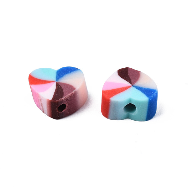 PandaHall Handmade Polymer Clay Beads, Heart, Sky Blue, 8.5~9x8.5~10x4mm, Hole: 1.5mm Polymer Clay Heart
PandaHall Handmade Polymer Clay Beads, Heart, Sky Blue, 8.5~9x8.5~10x4mm, Hole: 1.5mm Polymer Clay Heart