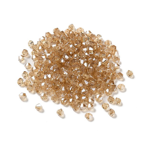 PandaHall Transparent Glass Beads, Bicone, Wheat, 4x4x3.5mm, Hole: 1mm, 720pcs/bag Glass Bicone Orange
PandaHall Transparent Glass Beads, Bicone, Wheat, 4x4x3.5mm, Hole: 1mm, 720pcs/bag Glass Bicone Orange