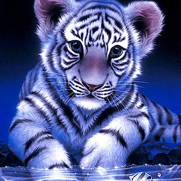 PandaHall DIY Rectangle Tiger Diamond Painting Kits, Including Canvas, Resin Rhinestones, Diamond Sticky Pen, Tray Plate and Glue Clay, Dark...
PandaHall DIY Rectangle Tiger Diamond Painting Kits, Including Canvas, Resin Rhinestones, Diamond Sticky Pen, Tray Plate and Glue Clay, Dark...