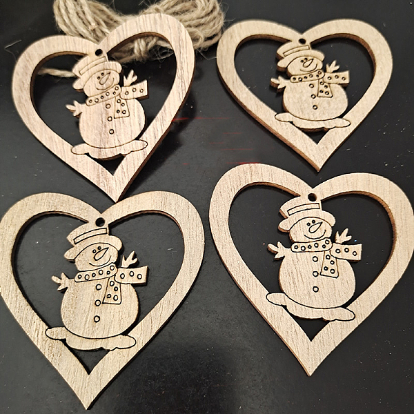 PandaHall Unfinished Wood Pendant Decorations, Kids Painting Supplies,, Wall Decorations, Christmas Themed, with Jute Rope, Heart with..., Orange
PandaHall Unfinished Wood Pendant Decorations, Kids Painting Supplies,, Wall Decorations, Christmas Themed, with Jute Rope, Heart with..., Orange