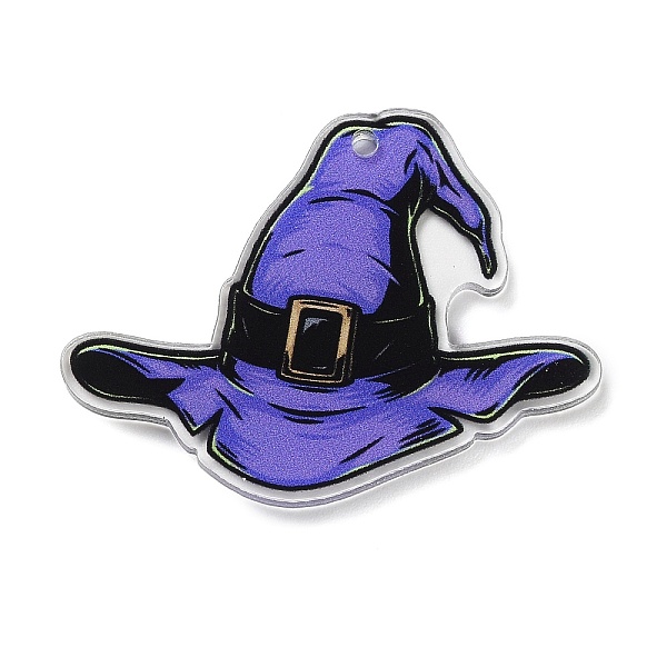 PandaHall Halloween Theme Double Sided Printed Acrylic Big Pendants, Hat, 38x50x3mm, Hole: 2mm Acrylic Hat
PandaHall Halloween Theme Double Sided Printed Acrylic Big Pendants, Hat, 38x50x3mm, Hole: 2mm Acrylic Hat