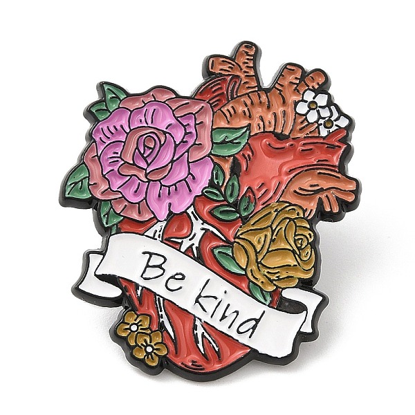 PandaHall Body Organ & Flower Theme Enamel Pins, Electrophoresis Black Alloy Badge for Backpack Clothes, Heart, Indian Red, 29x25x1mm...
PandaHall Body Organ & Flower Theme Enamel Pins, Electrophoresis Black Alloy Badge for Backpack Clothes, Heart, Indian Red, 29x25x1mm...