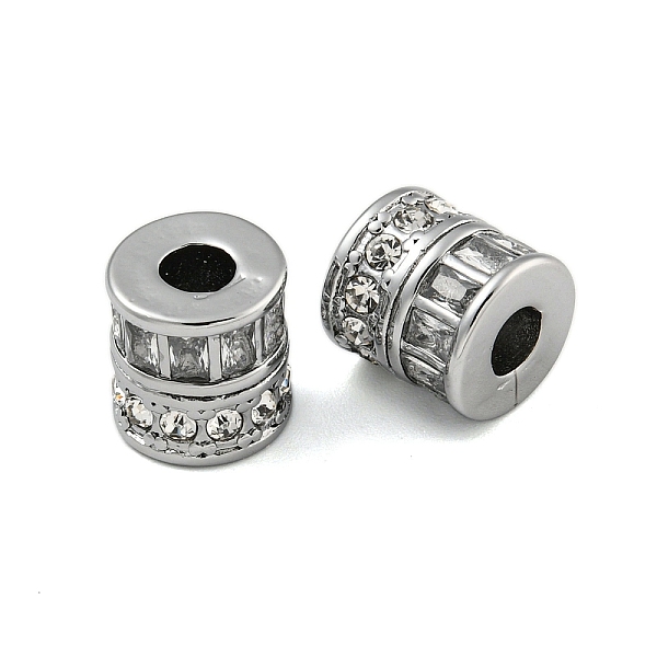 PandaHall 304 Stainless Steel Beads, with Glass and Rhinestone, Column, Stainless Steel Color, 10mm, Hole: 3.5mm 304 Stainless Steel Column
PandaHall 304 Stainless Steel Beads, with Glass and Rhinestone, Column, Stainless Steel Color, 10mm, Hole: 3.5mm 304 Stainless Steel Column