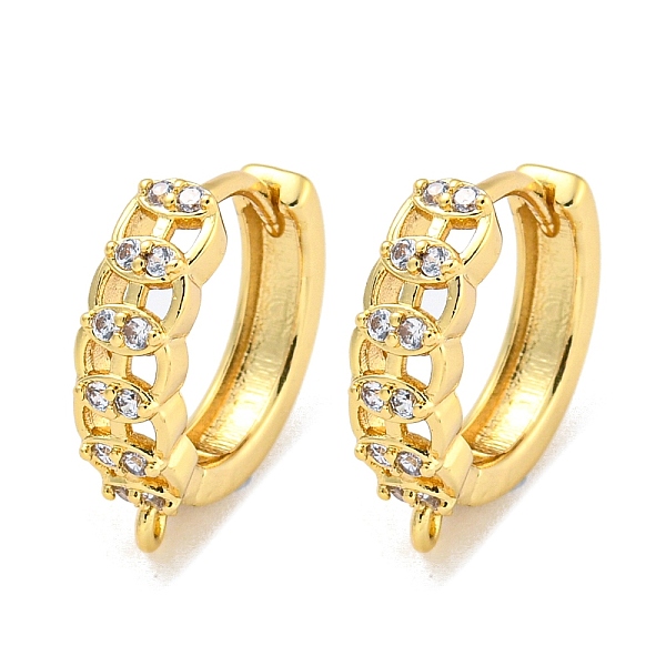 PandaHall Rack Plating Brass Micro Pave Cubic Zirconia Hoop Earring Findings, Cadmium Free & Lead Free, Long-Lasting Plated, Real 18K Gold...
PandaHall Rack Plating Brass Micro Pave Cubic Zirconia Hoop Earring Findings, Cadmium Free & Lead Free, Long-Lasting Plated, Real 18K Gold...