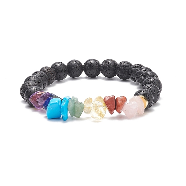 PandaHall Natural & Synthetic Mixed Stone Chips Stretch Bracelets, Natural Lava Rock Round Beaded Bracelet for Women, Inner Diameter: 2-1/8...
PandaHall Natural & Synthetic Mixed Stone Chips Stretch Bracelets, Natural Lava Rock Round Beaded Bracelet for Women, Inner Diameter: 2-1/8...