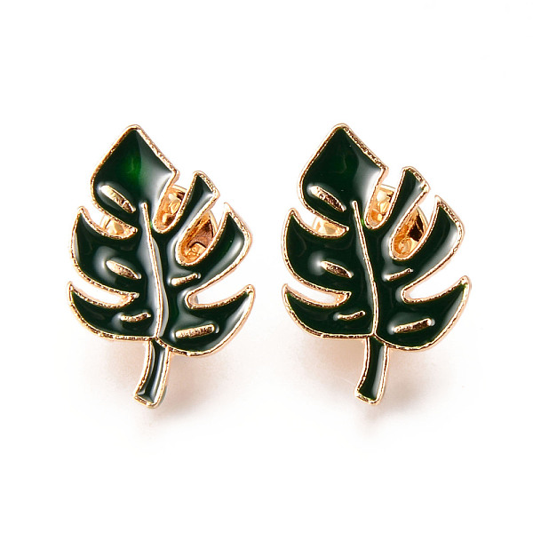 PandaHall Alloy Enamel Brooches, Enamel Pin, with Brass Butterfly Clutches, Leaf, Light Gold, Cadmium Free & Nickel Free & Lead Free, Dark...
PandaHall Alloy Enamel Brooches, Enamel Pin, with Brass Butterfly Clutches, Leaf, Light Gold, Cadmium Free & Nickel Free & Lead Free, Dark...