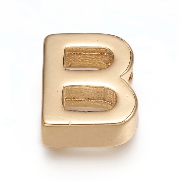 PandaHall Brass Charms, Long-Lasting Plated, Letter, Letter.B, B: 9x7.5x3mm, Hole: 1.6mm Brass Letter B
PandaHall Brass Charms, Long-Lasting Plated, Letter, Letter.B, B: 9x7.5x3mm, Hole: 1.6mm Brass Letter B