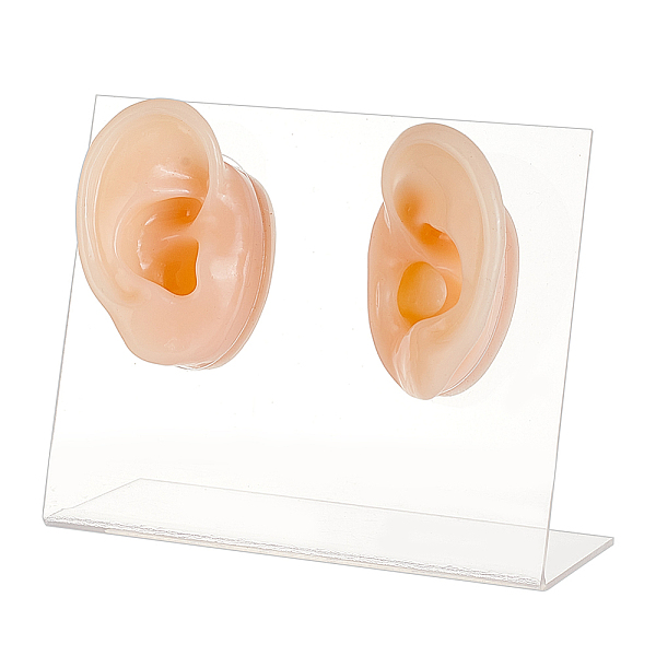 PandaHall Olycraft 2Pcs 2 Styles Silicone Ear Flexible Model Body Part Displays, Earring Display Holder, with Plastic Stands, Mixed Color..., Multicolor
PandaHall Olycraft 2Pcs 2 Styles Silicone Ear Flexible Model Body Part Displays, Earring Display Holder, with Plastic Stands, Mixed Color..., Multicolor