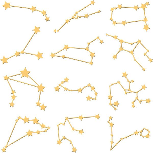 PandaHall Olycraft 12Pcs 12 Styles Custom Carbon Steel Self-adhesive Picture Stickers, Golden, Constellation Pattern, Constellation Pattern...
PandaHall Olycraft 12Pcs 12 Styles Custom Carbon Steel Self-adhesive Picture Stickers, Golden, Constellation Pattern, Constellation Pattern...