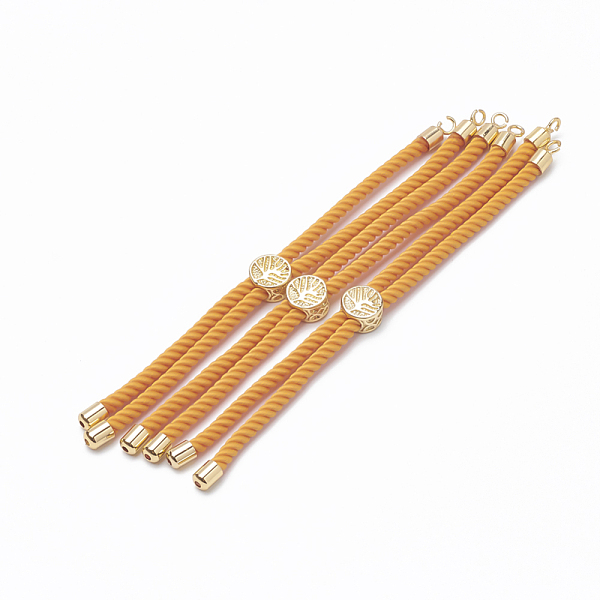PandaHall Nylon Twisted Cord Bracelet Making, Slider Bracelet Making, with Brass Findings, Golden, Orange, 8.7 inch~9.3 inch(22.2cm~23.8cm)...
PandaHall Nylon Twisted Cord Bracelet Making, Slider Bracelet Making, with Brass Findings, Golden, Orange, 8.7 inch~9.3 inch(22.2cm~23.8cm)...