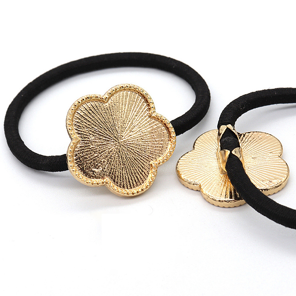 PandaHall Zinc Alloy Cabochon Settings, Hair Ties Findings, Flower, Golden, 26mm, 10pcs/bag Alloy Black
PandaHall Zinc Alloy Cabochon Settings, Hair Ties Findings, Flower, Golden, 26mm, 10pcs/bag Alloy Black